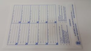 200000194 - מעטפה לבנה רב פעמי