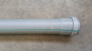 צינור "PVC" אפור בקוטר "2