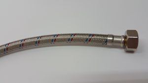 צינור לחץ 1/2 גמיש ממתכת 0.8 מטר