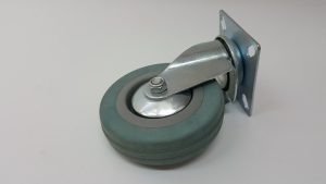 גלגלים 100/25 מ"מ עם פלטה מסתובבת