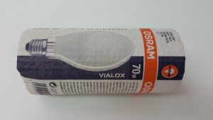 נורת ליבון כספית 70 ווט 220 וולט