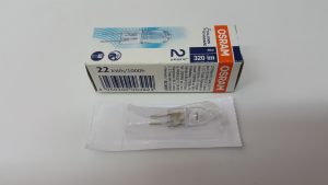 נורת קוורץ הלוגן 20 ווט 12 וולט
