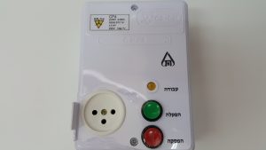 מפסק למזגן עם שקע A 10 עוז און CP4-B (שקע רגיל)