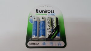 סוללה נטענת AA NICAD R6 1.5V/550MAH