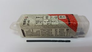 מקדח פלדה מהירה 1.5 מ"מ