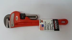 מפתח צינורות ישר "10