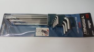 סט מפתחות אלן מ"מ/אינץ (בנרתיק)