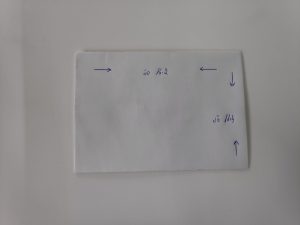 מעטפה לבנה 16.2*11.4