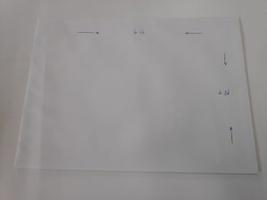 מעטפה לבנה 36*26