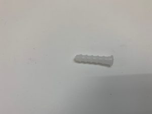 דיבל פלסטי לבן 8 מ"מ