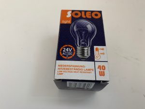 נורת בהירה 40 ווט 24 וולט E27