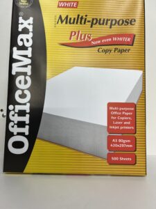 נייר צילום לבן 80 גרם A3 קופיקל