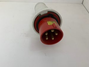 תקע כח 5 מגעים פלסטי CEE 63 אמפר